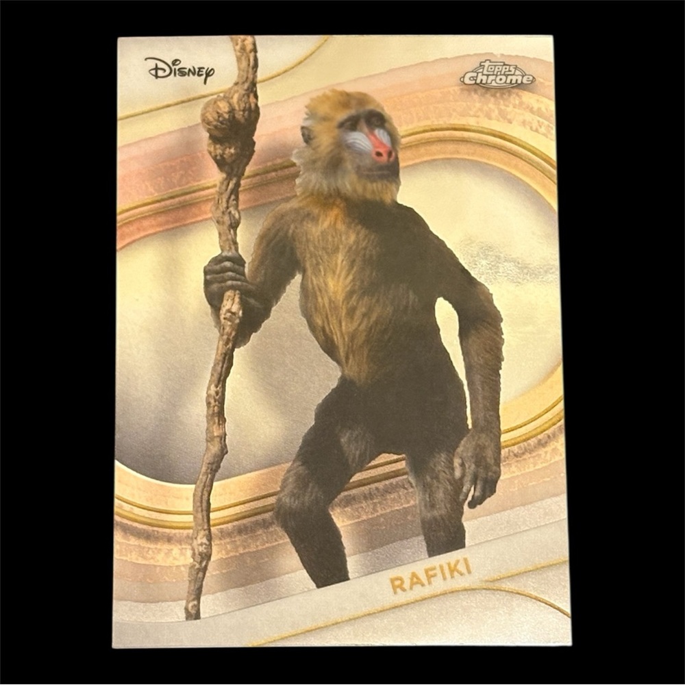 [5/$15] 2025 TOPPS CHROME DISNEY RAFIKI THE LION KING - BASE CARD #196 - NM